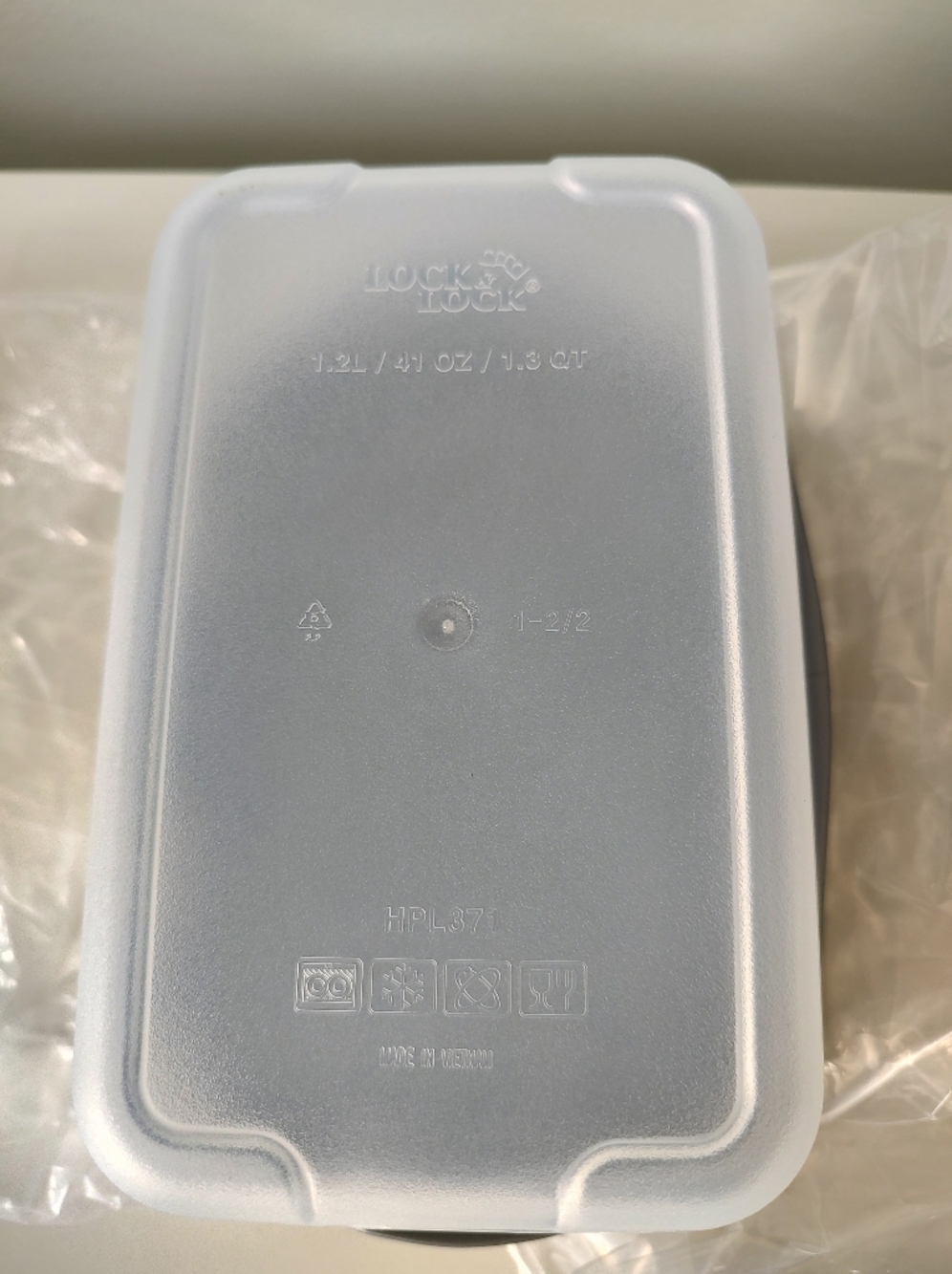 LocknLock Food Storage Nesting Set Gray Four Pieces Rectangular NEW - Picture 8 of 9